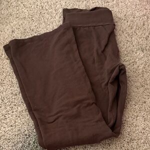 Brown Flare Leggings